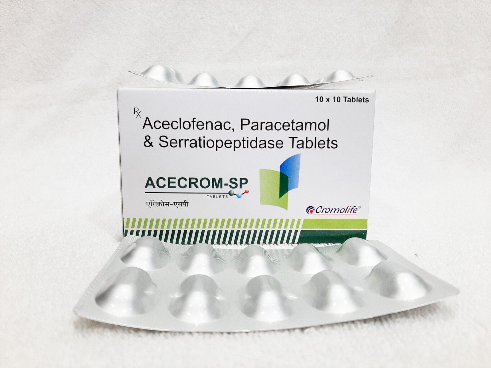 Aceclofenac , Paracetamol & Serratiopeptidase Tablets Manufacturer, Supplier