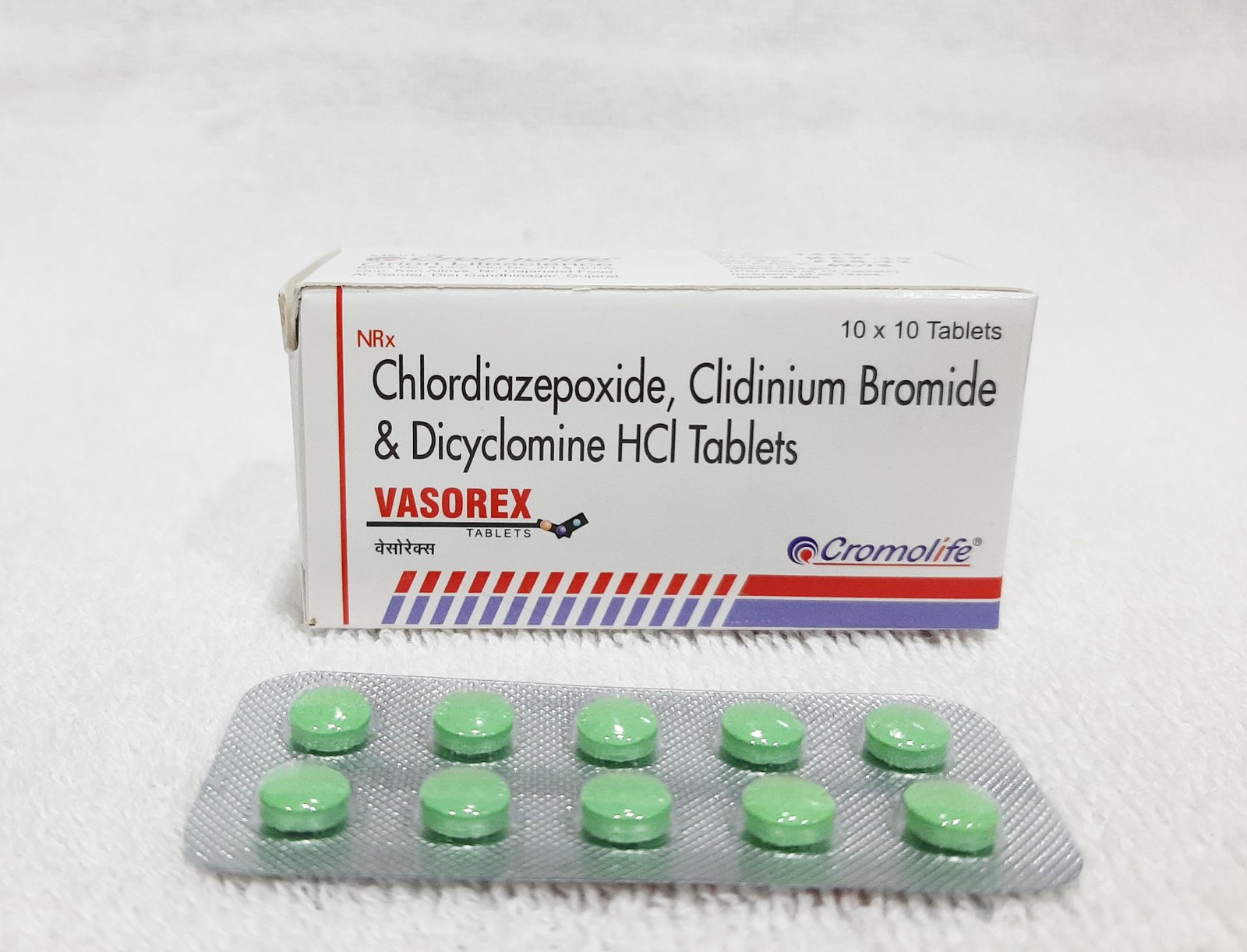 Clidinium bromide chlordiazepoxide and dicyclomine hcl tablets orion