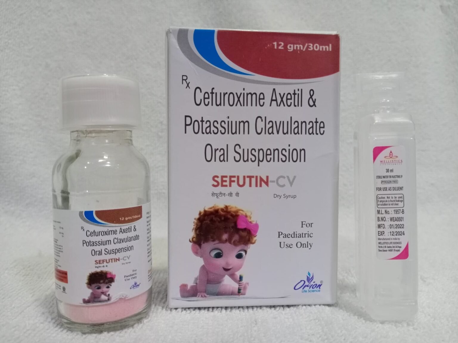 Cefuroxime Axetil 125 mg, Potassium Clavulanate 28.50 mg Oral